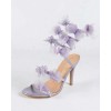 Sandales Féeriques à Fleurs 3D – Édition Printanière Miss Féfée Parme