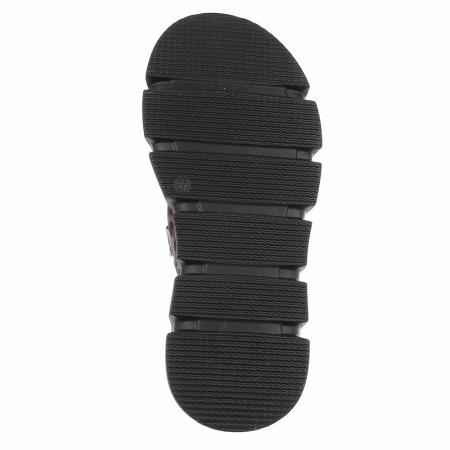 Chaussures femme sandales platform cuir vegan Miss VERONICA Leopard