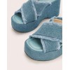 Sandales compensées en jean – Confort & style assuré MISS DENIM