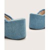 Sandales compensées en jean – Confort & style assuré MISS DENIM