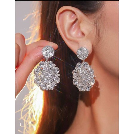Boucles d’oreilles Crystal Queen – Éclat Diamant