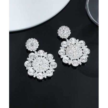 Boucles d’oreilles Crystal Queen – Éclat Diamant