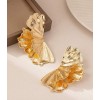 Boucles d’oreilles Ginkgo Gold – Sculptures Dorées