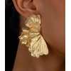 Boucles d’oreilles Ginkgo Gold – Sculptures Dorées