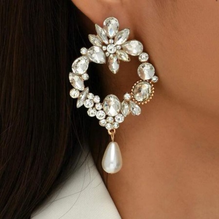Boucles d’Oreilles Cristal Elegance – Glamour Intemporel