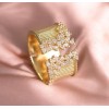 Bague Zircon Cubic - Princess Gold