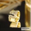 Bague Zircon Cubic - Princess Gold