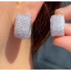 Boucles d'oreilles - Zircon Cubic argent soirée mariage – Collection Kcy Accessory
