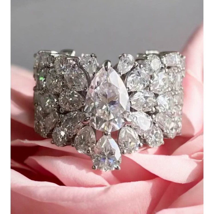 Bague Royal - Miss Princesse Zircon Argent - Collection Kcy Accessory Bague Royal - Miss Princesse Zircon Argent - Collection Kcy Accessory