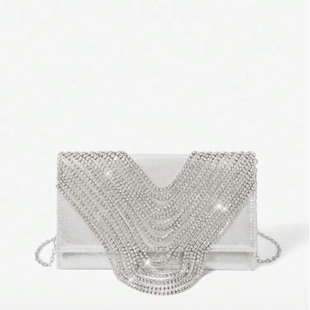Sac Soirée Cascade Strass – Collection KCY Accessory