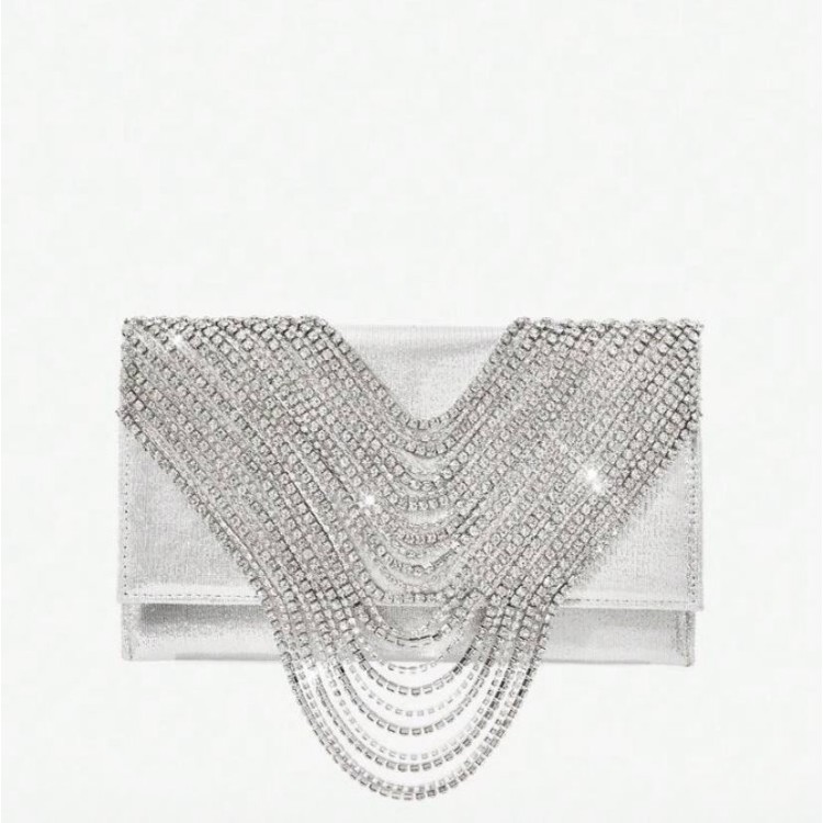 Sac Soirée Cascade Strass – Collection KCY Accessory Sac Soirée Cascade Strass – Collection KCY Accessory