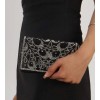 Sac de soirée luxe noir à strass – Éclat Élégant