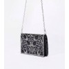 Sac de soirée luxe noir à strass – Éclat Élégant