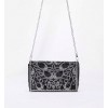Sac de soirée luxe noir à strass – Éclat Élégant