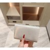 Pochette rigide à paillettes argentées – Lueur Précieuse