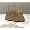 Pochette soirée champagne bronze – Éclat Prestige