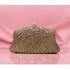 Pochette soirée champagne bronze – Éclat Prestige