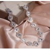 collier strass luxe mariage femme bijou brillant soirée chic cristaux glamour