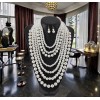 Collier Multi-Rangs de Perles – Élégance Intemporelle