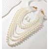 Collier Multi-Rangs de Perles – Élégance Intemporelle