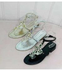 CHAUSSURES FEMME SANDALES TRINA JEWELS NOIR