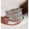💍 Bague Élégance Infinie – Argent & Zircons