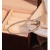 ✨ Bracelet jonc ✨ “Cœur de Lumière” ✨ – Argent scintillant