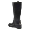 Bottines montantes noires avec boucle – style moderne et confort absolu. Sublimez vos tenues, commandez vite avant rupture !