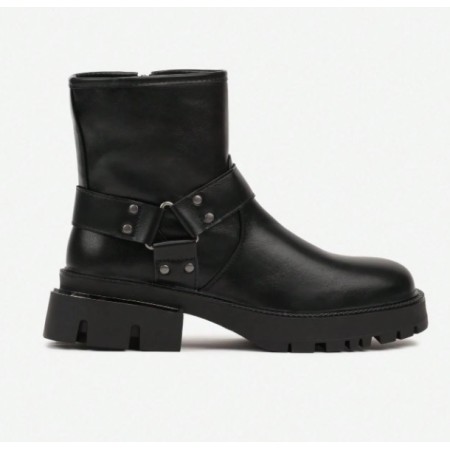CHAUSSURES FEMME BOTTINES COURTES BICKER MINIMALIST MISS GABRIELLE NOIR