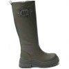 BOTTES GOMME BOUCLE ARGENT – STYLE TENDANCE ET CONFORT ASSURÉ MISS NATHY KHAKI