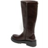 BOTTES FEMME – TIGE HAUTE, SEMELLE CRANTÉE, STYLE MODERNE ET CONFORTABLE MISS ORA MARRON