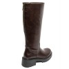 BOTTES FEMME – TIGE HAUTE, SEMELLE CRANTÉE, STYLE MODERNE ET CONFORTABLE MISS ORA MARRON