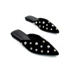 MOCASSINS CLOUTÉS FEMME – CHIC, TENDANCE ET CONFORTABLES SUEDINE MISS MIA NOIR