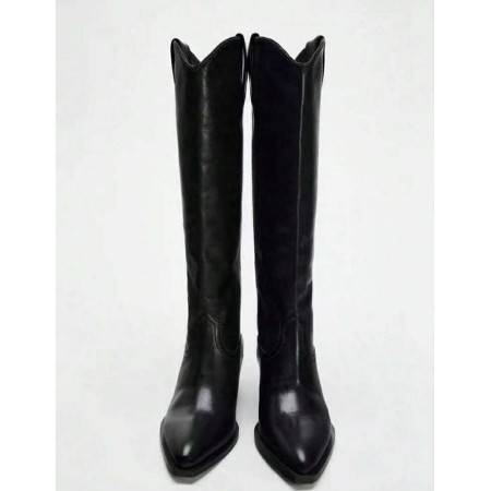bottes western femme cuir, bottes cowboy femme, bottes style western, bottes country chic, bottes cuir noir marron kaki taupe