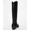 BOTTES WESTERN FEMME – SIMILI CUIR HAUTE QUALITÉ MISS MARKEL NOIR