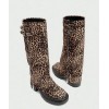 BOTTES HAUTES LÉOPARD FEMME – STYLE BIKER FÉLINE ET ORIGINALE MISS ORLANE