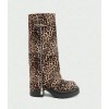 BOTTES HAUTES LÉOPARD FEMME – STYLE BIKER FÉLINE ET ORIGINALE MISS ORLANE