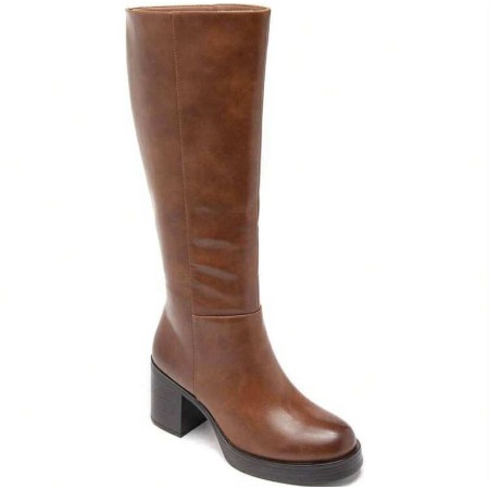 bottes hautes femme, bottes talon carré, bottes confortables, bottes élégantes femme, bottes mode 2025.