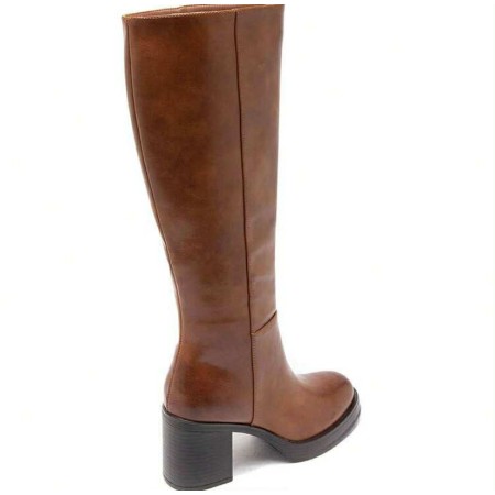 bottes hautes femme, bottes talon carré, bottes confortables, bottes élégantes femme, bottes mode 2025.