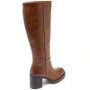 bottes hautes femme, bottes talon carré, bottes confortables, bottes élégantes femme, bottes mode 2025.