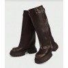 Bottes Biker épaisses avec zip – Style rock et confort au quotidien