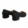 ESCARPIN NOIR SUÈDE CHIC ÉLÉGANT – FEMME, TALON FIN, CONFORT MISS EMILY NOIR