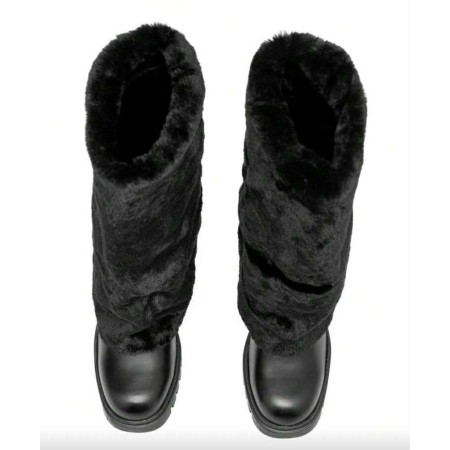 Bottes fourrées noires femme Chaudes, confortables & stylées