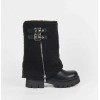 Bottes fourrées Miss Riley – Noires ou beiges, confort & style hiver