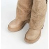 BOTTES FOURRÉES STYLE, CHALEUR ET CONFORT HIVERNAL “MISS RILEY” BEIGE