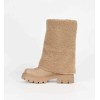BOTTES FOURRÉES STYLE, CHALEUR ET CONFORT HIVERNAL “MISS RILEY” BEIGE