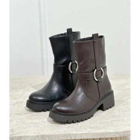 BOTTINES AVEC ANNEAU MISS KELLY NOIR