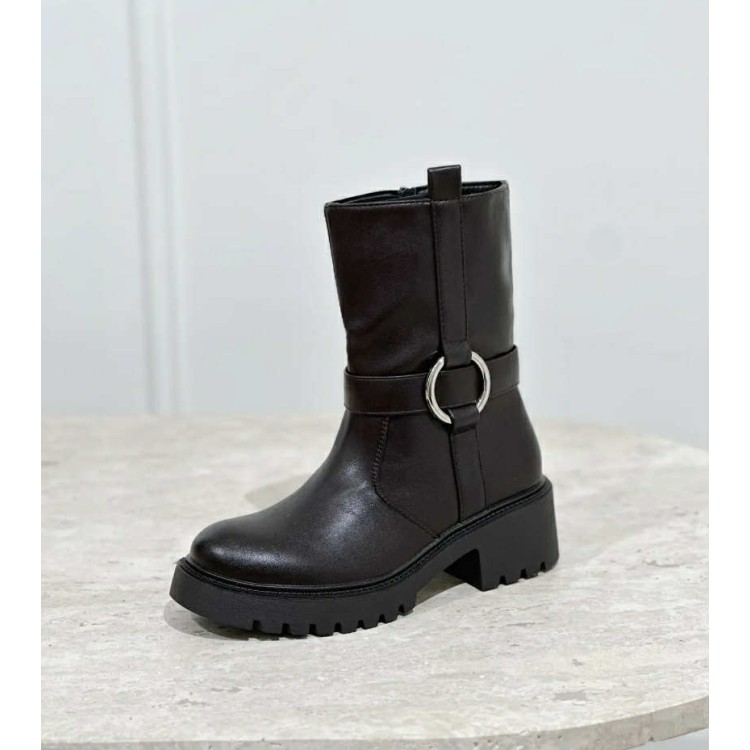 BOTTINES AVEC ANNEAU MISS KELLY NOIR