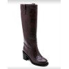 BOTTES HAUTES – TALON CARRÉ CONFORTABLE EN FAÇON CROCO MISS SERENA CHOCO