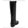 bottes hautes femme, bottes talon carré, bottes simili cuir, bottes confortables femme,